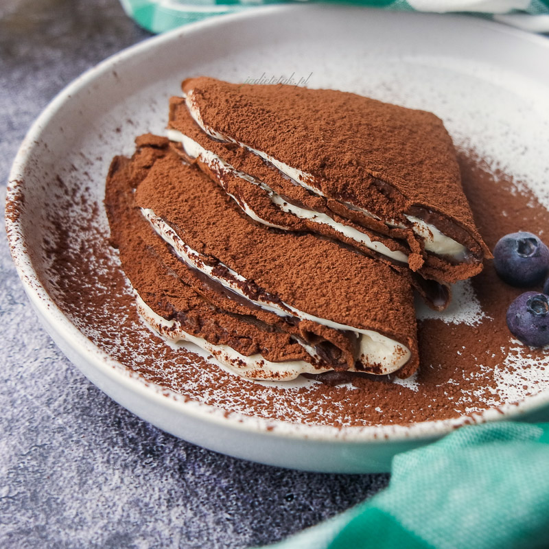 przepis na keto naleśniki tiramisu