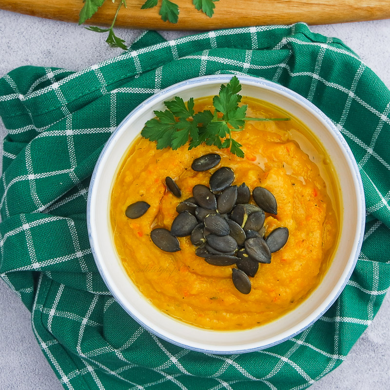 Przepis napPrzeciwzapalny krem z dyni low carb jadietetyk